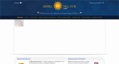Desktop Screenshot of hotelsoldelsur.com